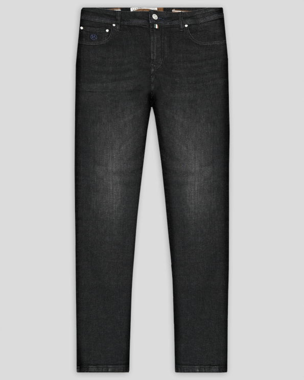 ЧЕРНИ ДЪНКИ ОТ SELVEDGE ДЕНИМ ВТАЛЕН СИЛУЕТ