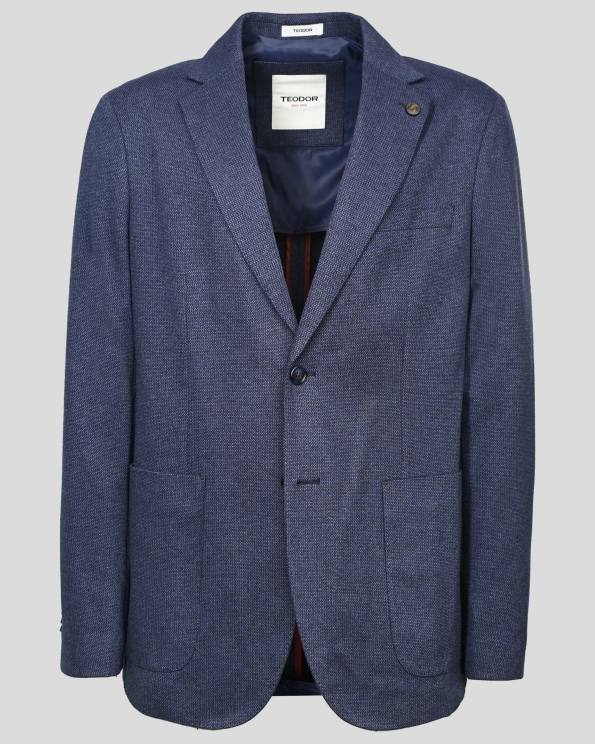 BLAZER REGULAR FIT TECHNICAL TEXTILE