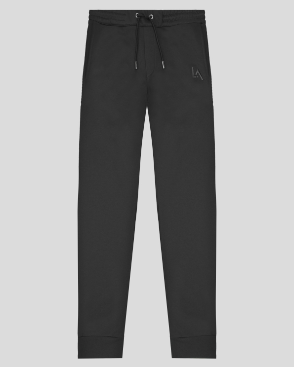 ЧЕРНО СПОРТНО ДОЛНИЩЕ С ЛОГО ЕМБЛЕМА И ЗАДЕН ДЖОБ