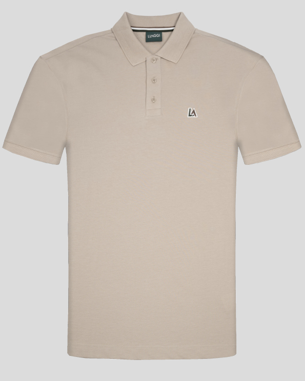 БЕЖОВА ТЕНИСКА ОТ 100% ПАМУК С ЯКА И КОПЧЕТА