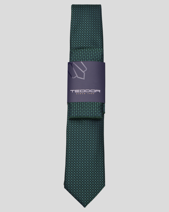 TIE AND POCKET SQUARE MICROFIBER