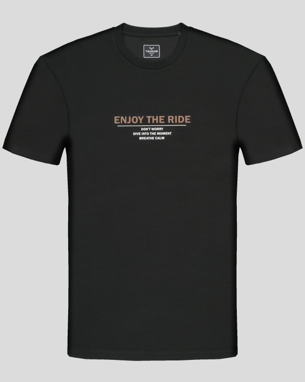 T-SHIRT REGULAR FIT TECHNICAL TEXTILE