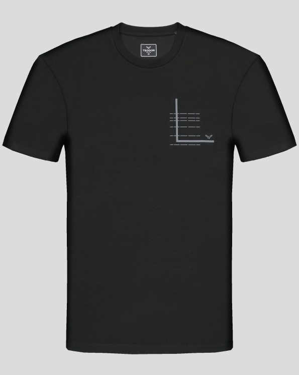 T-SHIRT REGULAR FIT TECHNICAL TEXTILE