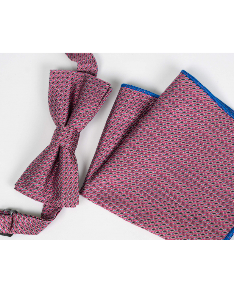 BOW TIE AND POCKET SQUARE POLYESTER 210150133392-5 01