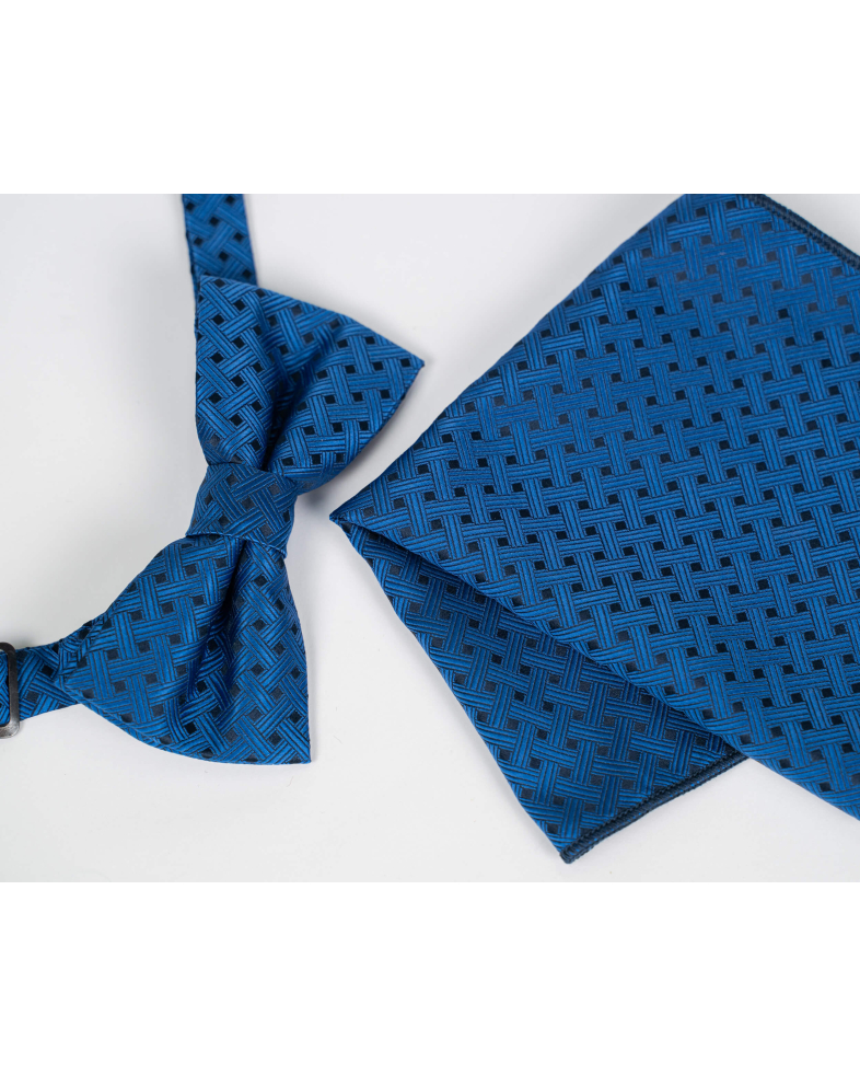 BOW TIE AND POCKET SQUARE TECHNICAL TEXTILE 210150133392-12 01