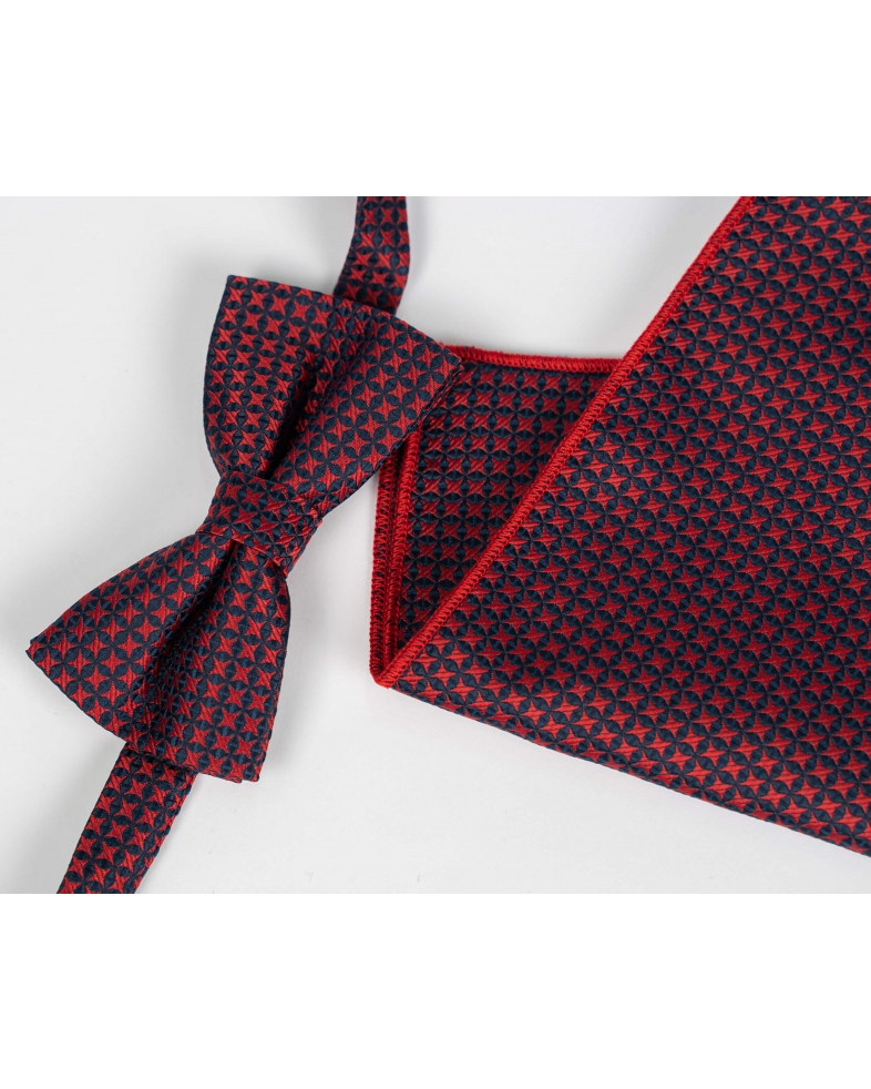 BOW TIE AND POCKET SQUARE TECHNICAL TEXTILE 210150133392-16 01