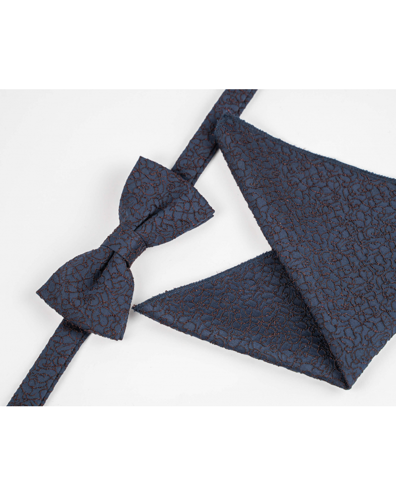 BOW TIE AND POCKET SQUARE TECHNICAL TEXTILE 220150133438-2 01
