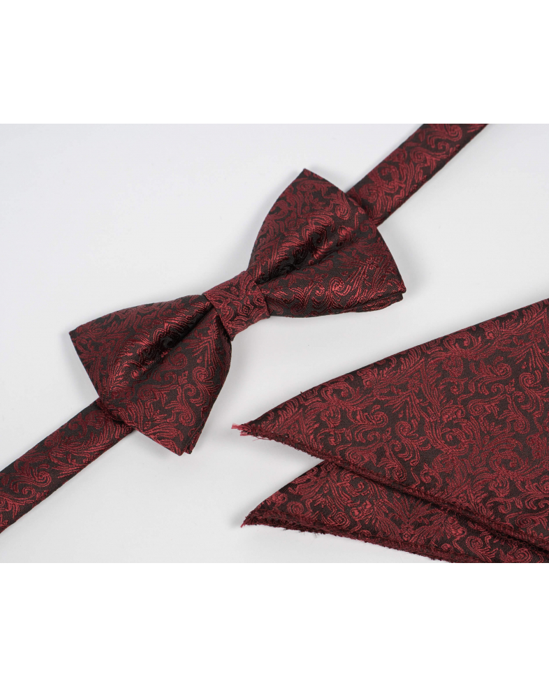 BOW TIE AND POCKET SQUARE POLYESTER 220150133438-8 01