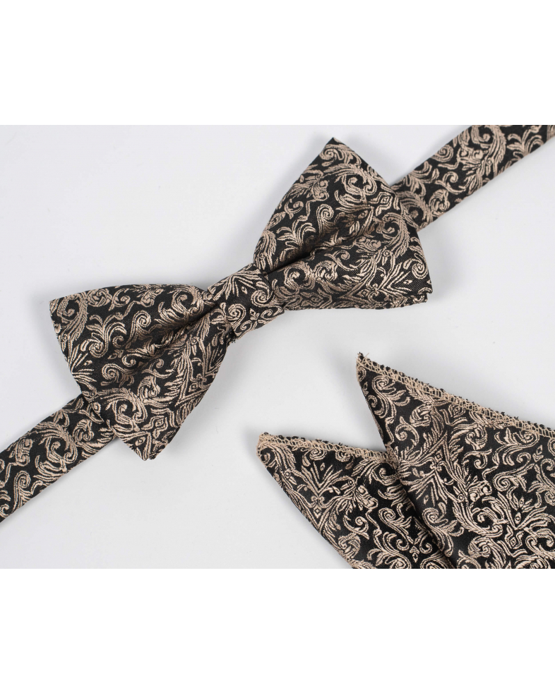 BOW TIE AND POCKET SQUARE POLYESTER 220150133438-9 01
