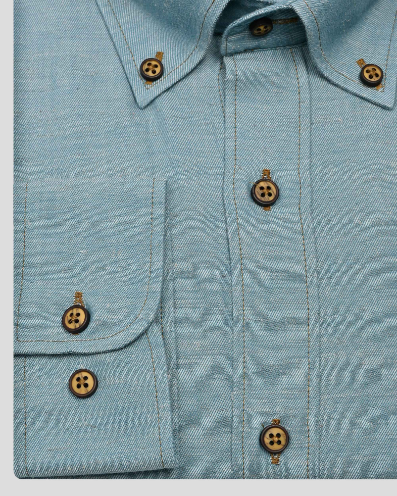 SHIRT REGULAR FIT LINEN AND COTTON 250135045095-2 06