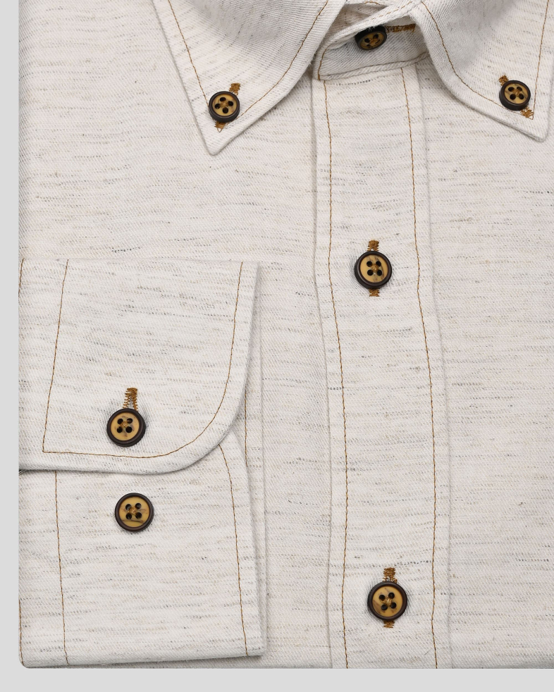 SHIRT REGULAR FIT LINEN AND COTTON 250135045095-3 06
