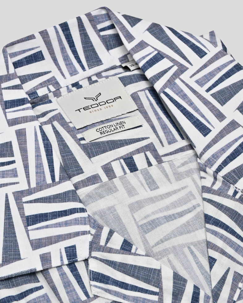 SHIRT REGULAR FIT LINEN AND COTTON 250135045083-1 06