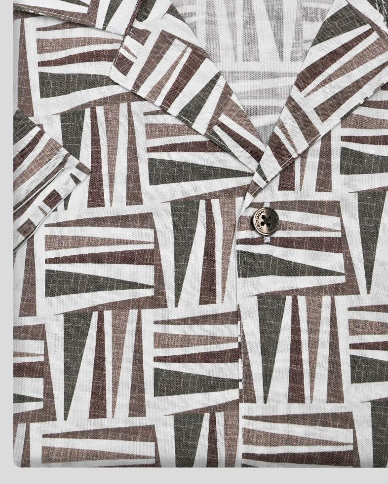 SHIRT REGULAR FIT LINEN AND COTTON 250135045083-2 05