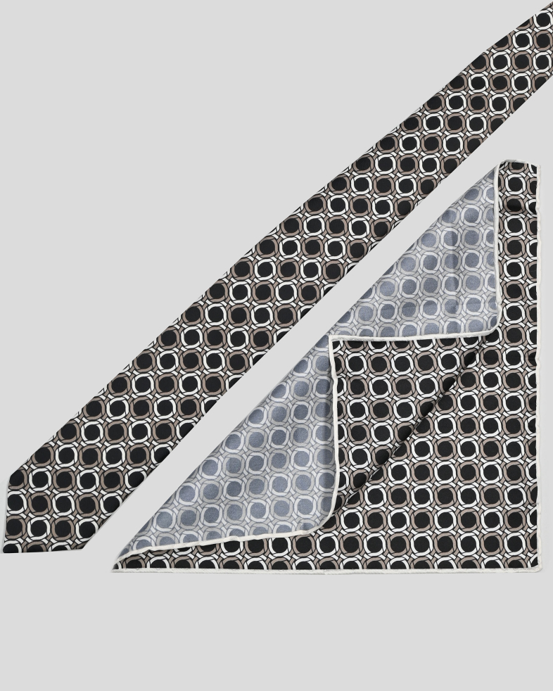 TIE AND POCKET SQUARE TECHNICAL TEXTILE 250150133725-1 02