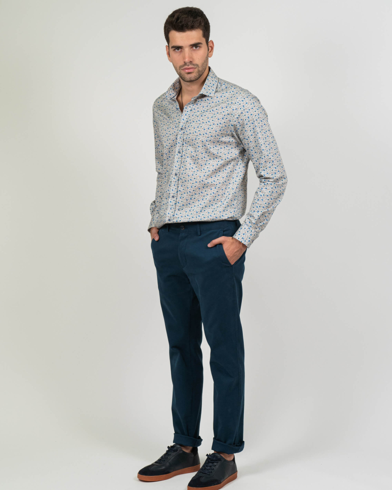 TROUSERS REGULAR FIT COTTON 230234088511-3 02