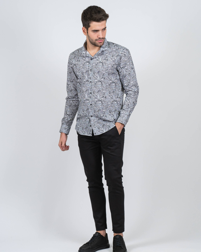 SHIRT SLIM FIT COTTON 230235044909-1 02