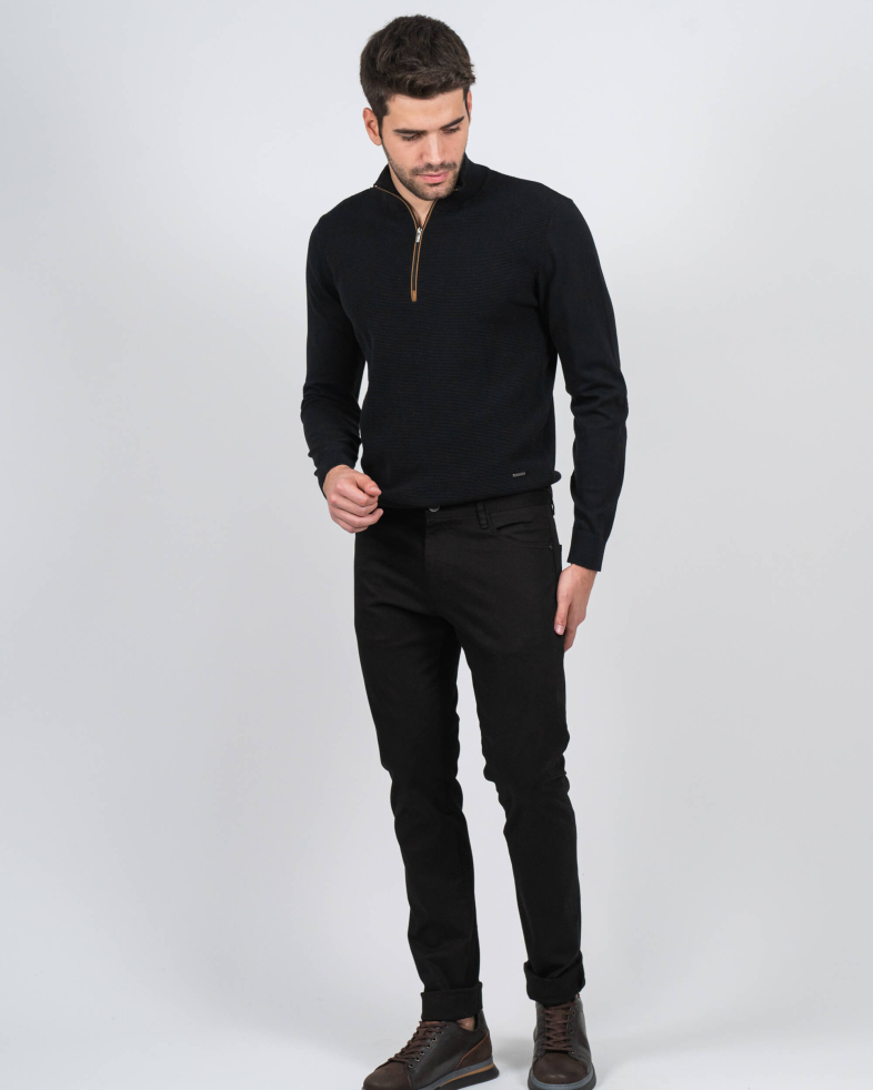 TROUSERS SLIM FIT COTTON 230234088519-1 02