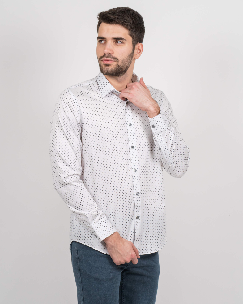 SHIRT SLIM FIT COTTON 240135044940-3 03