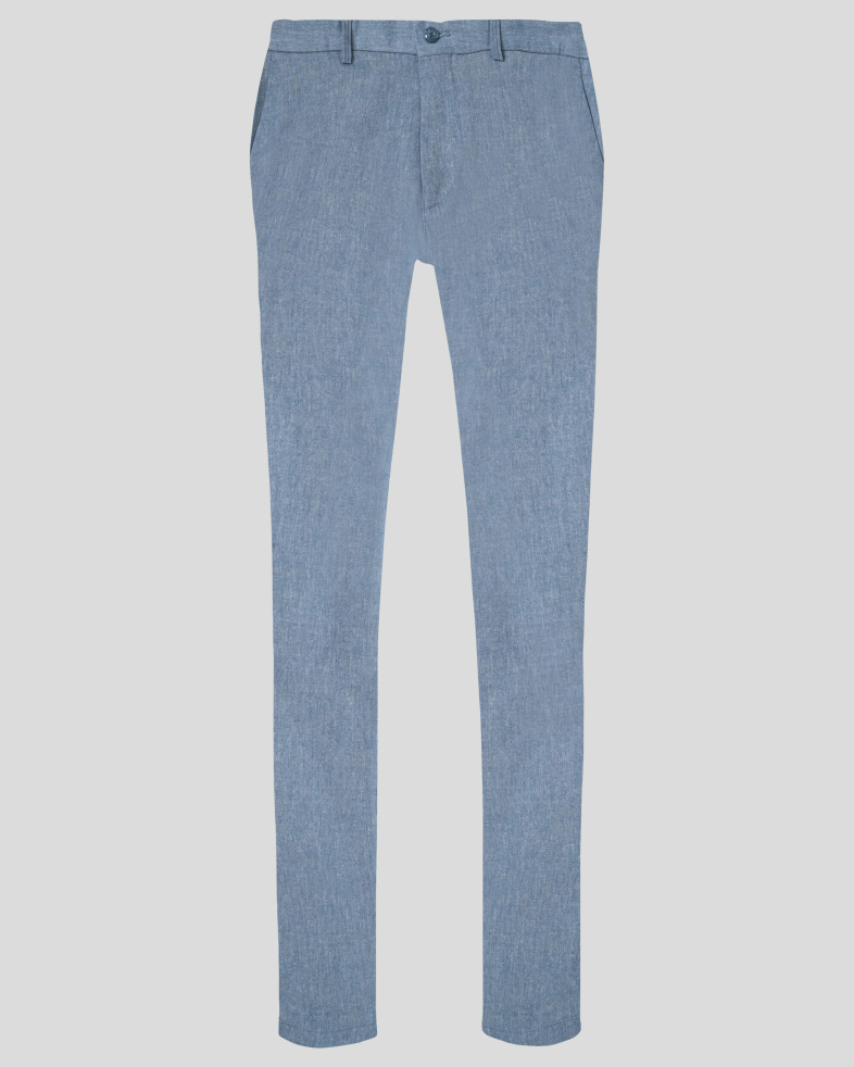 TROUSERS REGULAR FIT LINEN AND COTTON 230113088479-2 01