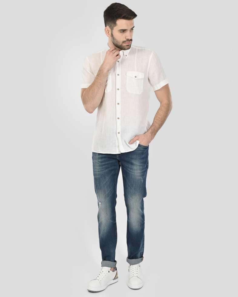 SHIRT SLIM FIT LINEN 240135045003-1 02