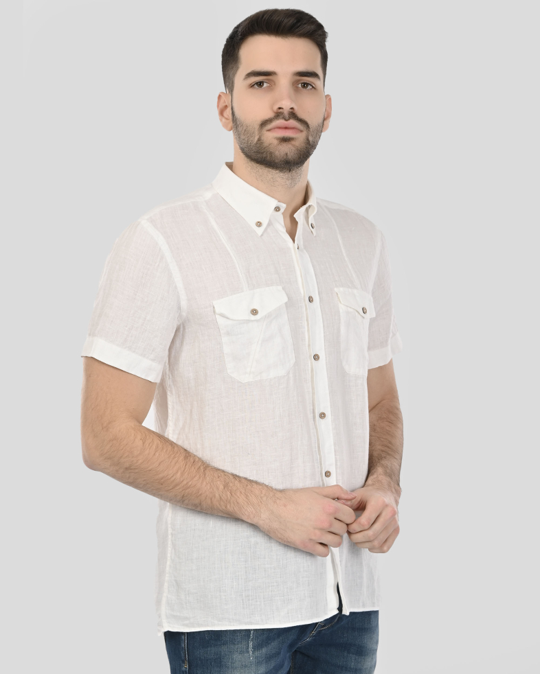 SHIRT SLIM FIT LINEN 240135045003-1 03