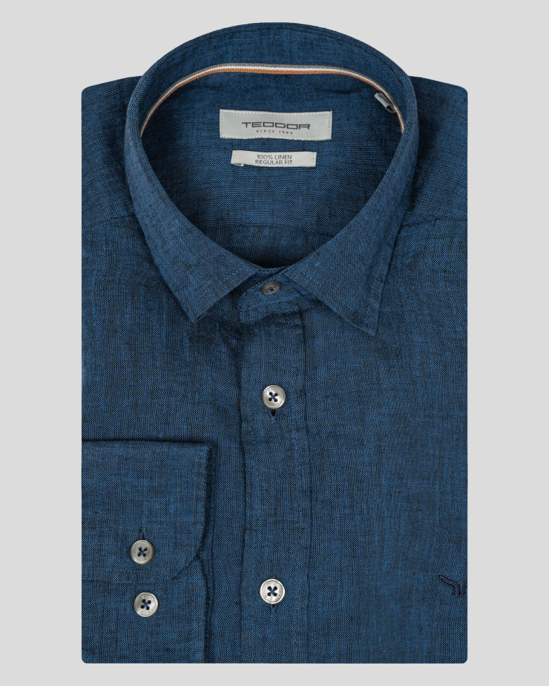 SHIRT REGULAR FIT LINEN 230105044841-2 01