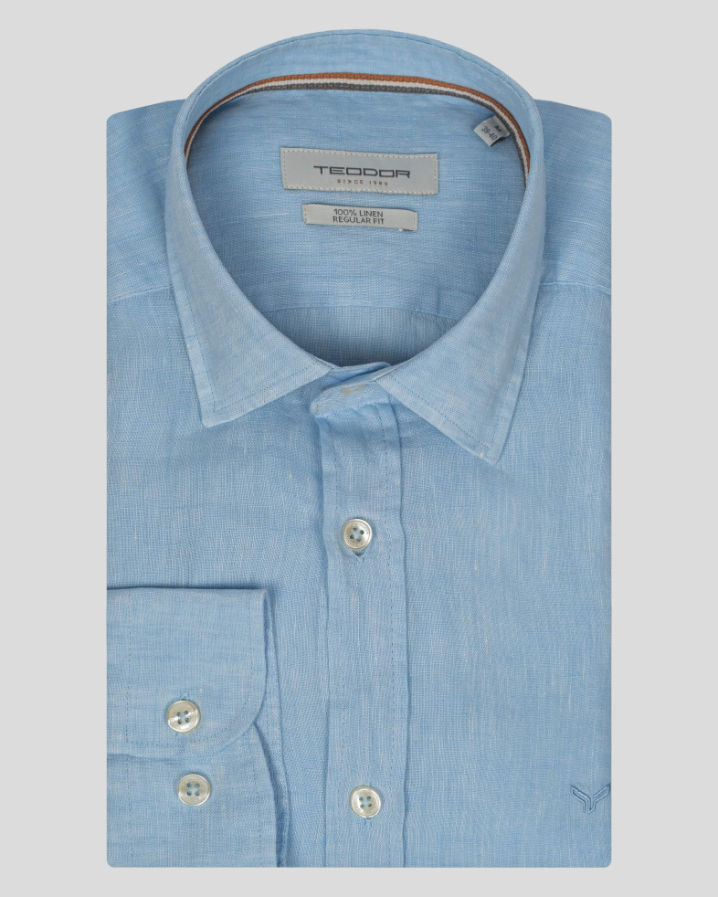 SHIRT REGULAR FIT LINEN 230105044841-3 01