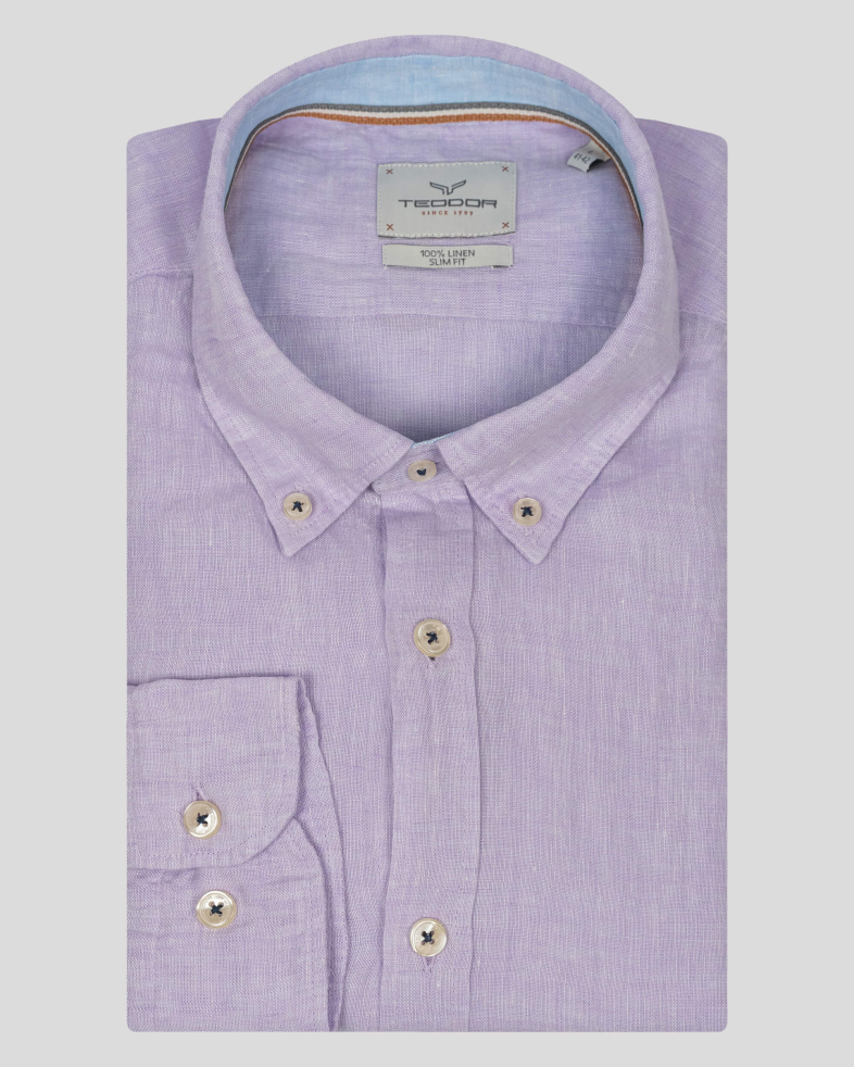 SHIRT SLIM FIT LINEN 230105044880-2 01