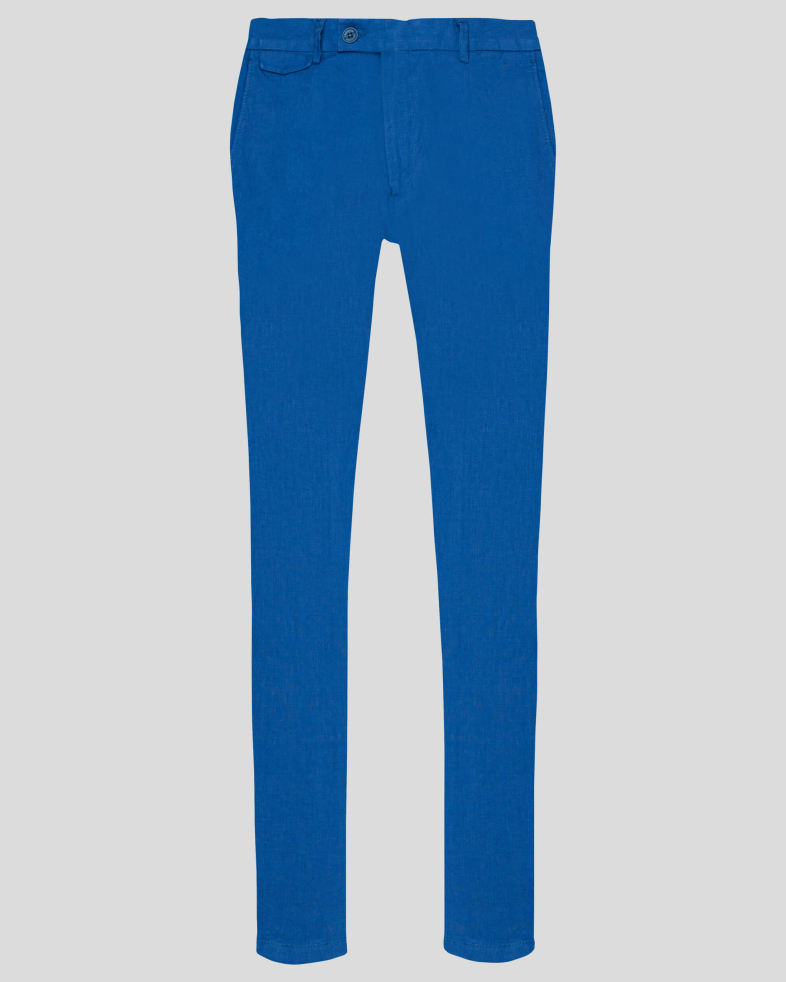 TROUSERS SLIM FIT LINEN 230134088490-3 01