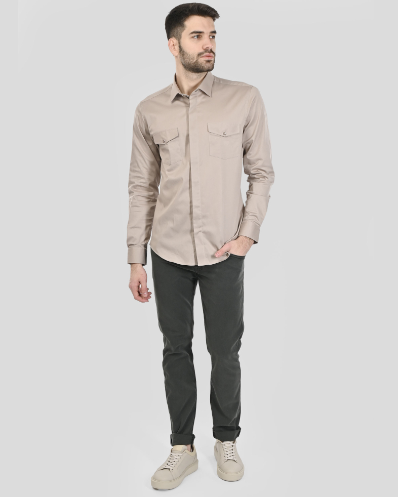 SHIRT SLIM FIT COTTON 240235045048-2 02