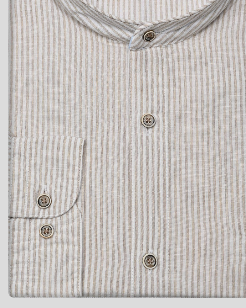 SHIRT SLIM FIT LINEN AND COTTON 250135045105-3 02