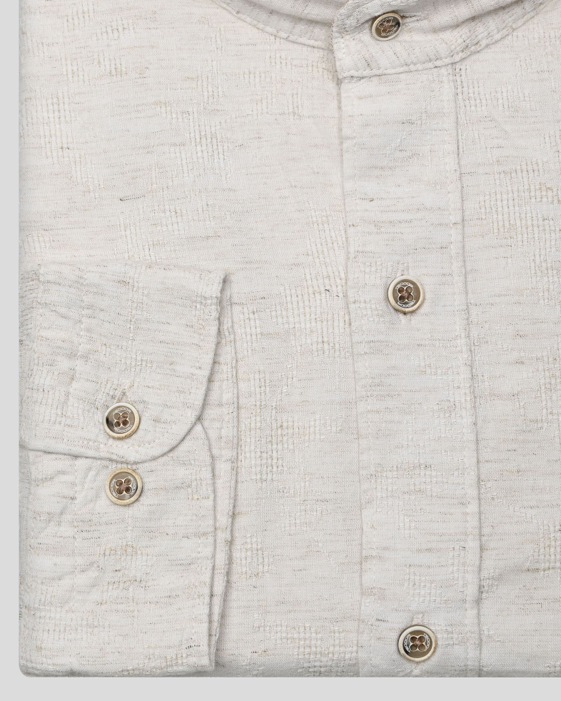 SHIRT SLIM FIT LINEN AND COTTON 250135045098-1 02