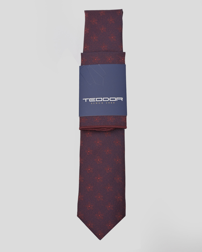 TIE AND POCKET SQUARE TECHNICAL TEXTILE 240150133703-2 01