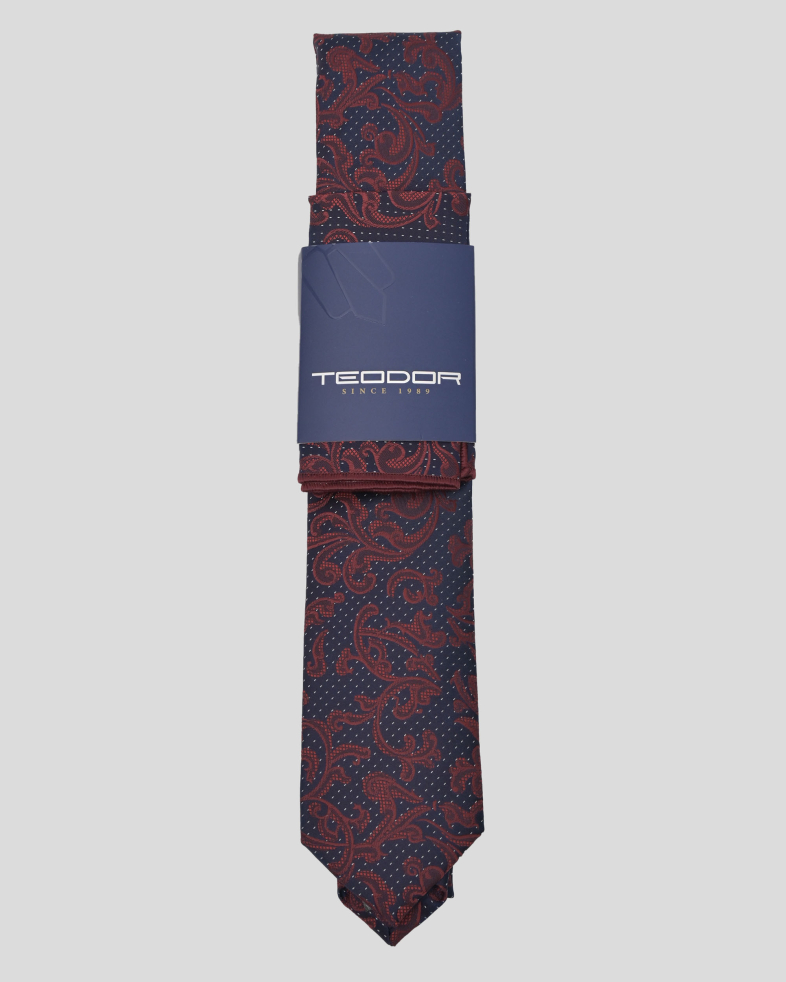 TIE AND POCKET SQUARE TECHNICAL TEXTILE 240150133703-10 01