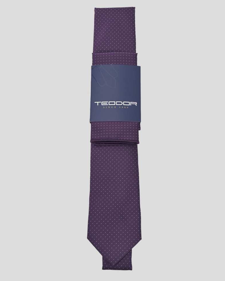 TIE AND POCKET SQUARE TECHNICAL TEXTILE 240150133703-15 01