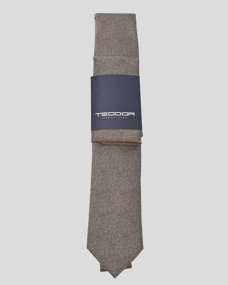 TIE AND POCKET SQUARE TECHNICAL TEXTILE 240150133703-17 01