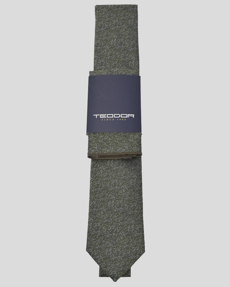 TIE AND POCKET SQUARE TECHNICAL TEXTILE 240150133703-18 01