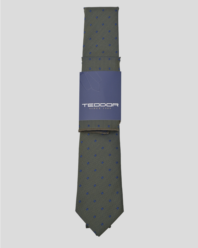 TIE AND POCKET SQUARE TECHNICAL TEXTILE 240150133703-24 01