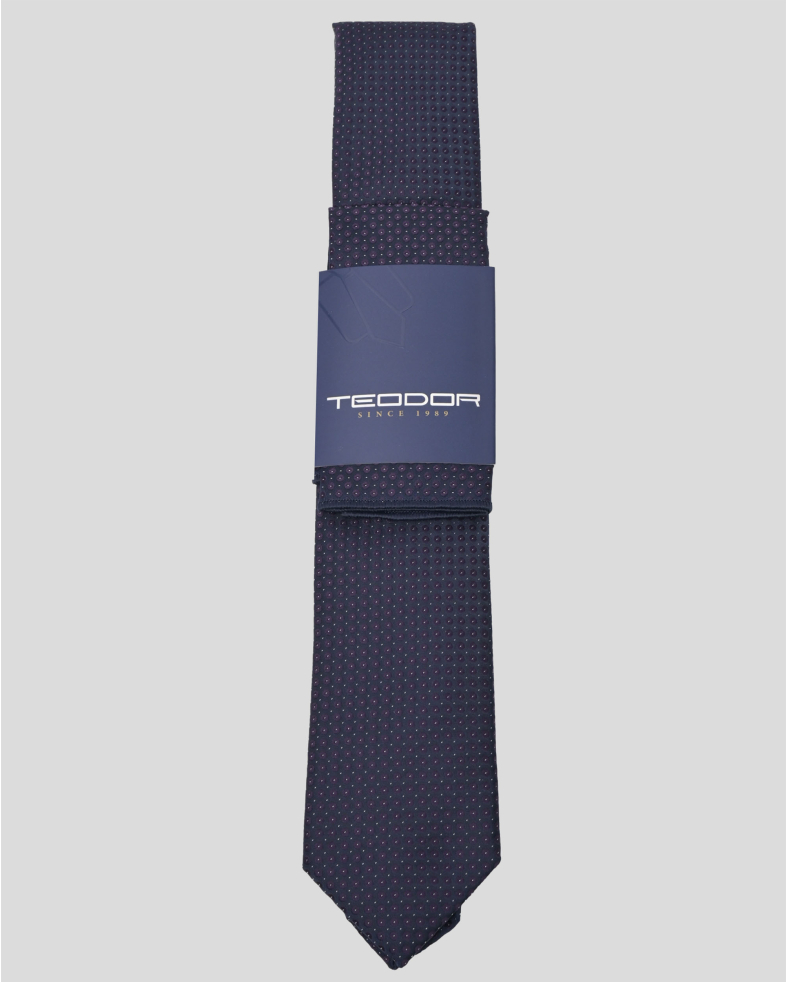 TIE AND POCKET SQUARE TECHNICAL TEXTILE 240150133703-26 01