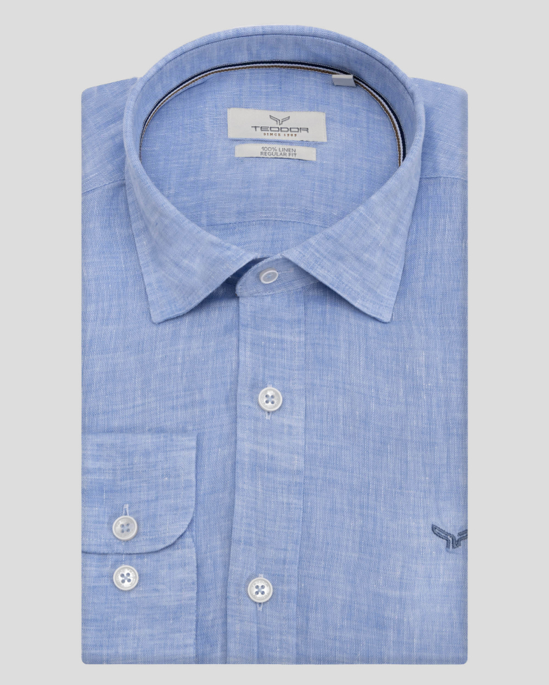 SHIRT REGULAR FIT LINEN 240135044992-2 01