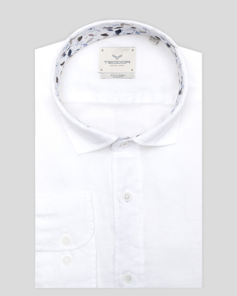 SHIRT SLIM FIT LINEN 240135044995-1 01