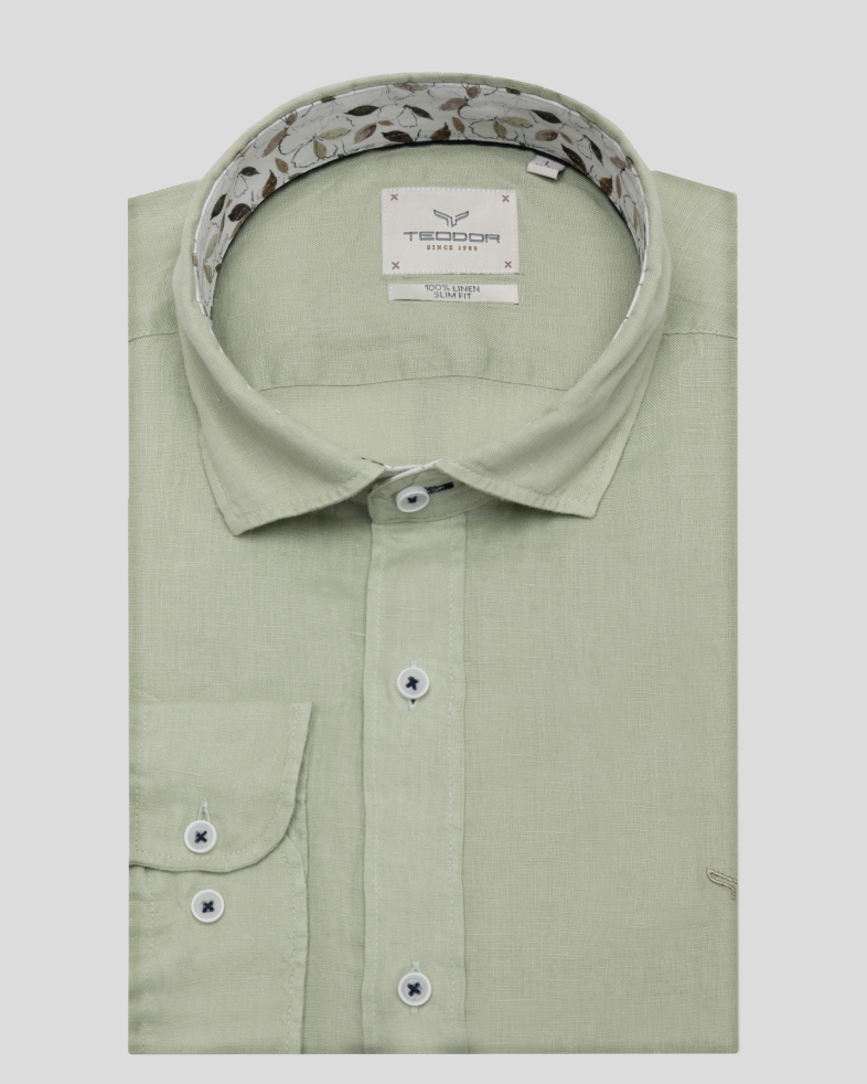 SHIRT SLIM FIT LINEN 240135044995-2 01