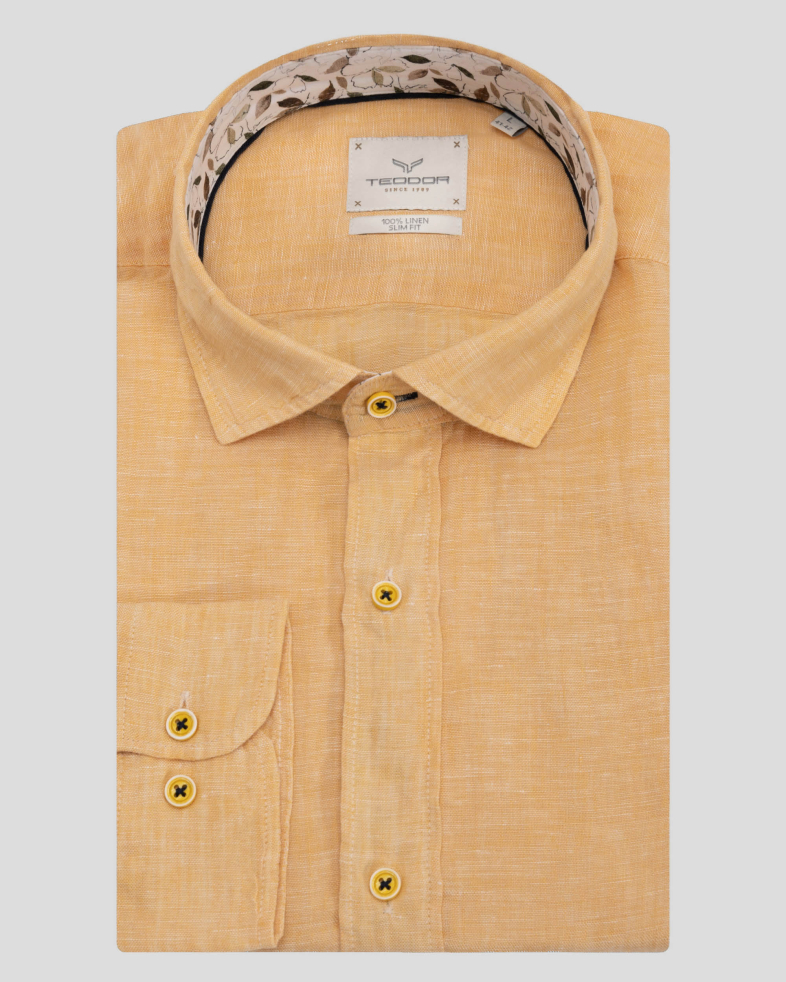 SHIRT SLIM FIT LINEN 240135044995-3 01