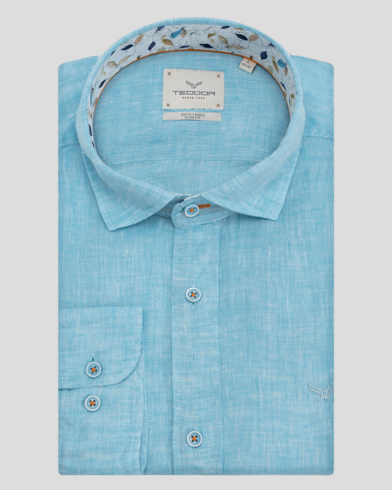 SHIRT SLIM FIT LINEN 240135044995-5 01