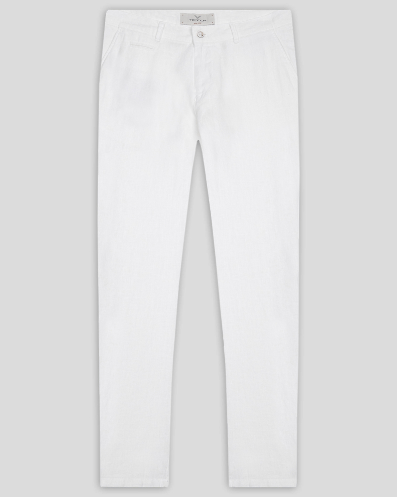 TROUSERS SLIM FIT LINEN 240113088556-1 01