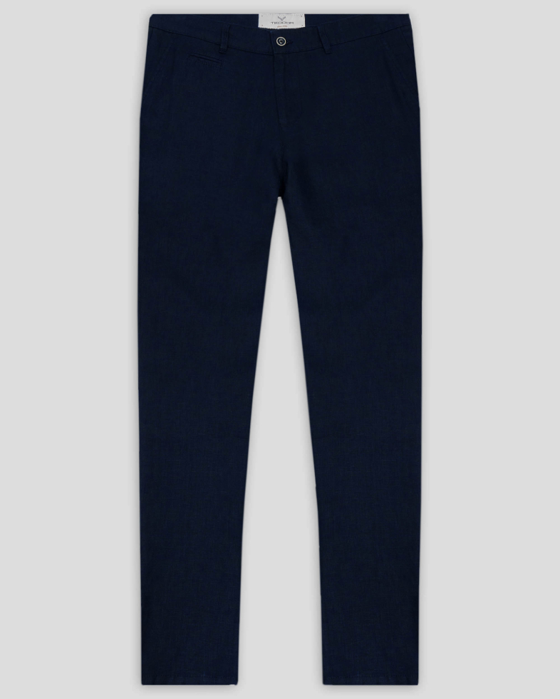 TROUSERS SLIM FIT LINEN 240113088556-2 01