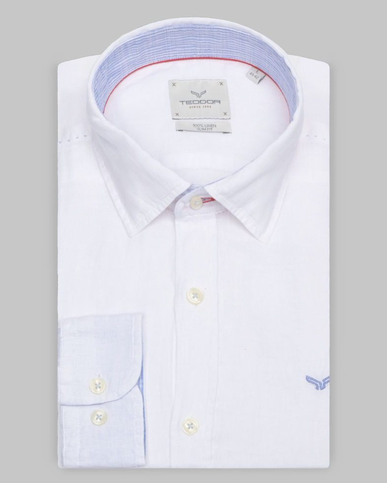 SHIRT SLIM FIT LINEN 240135044997-1 01