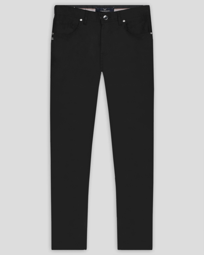 TROUSERS SLIM FIT TENCEL 240134088553-1 01