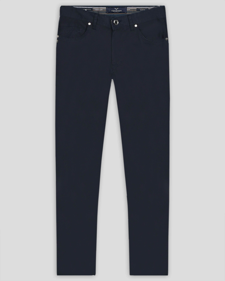 TROUSERS SLIM FIT TENCEL 240134088553-2 01