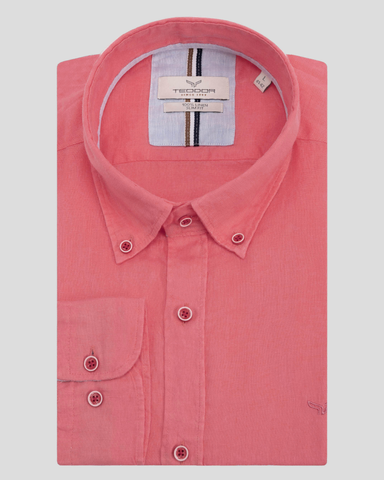 SHIRT SLIM FIT LINEN 240135044998-2 01